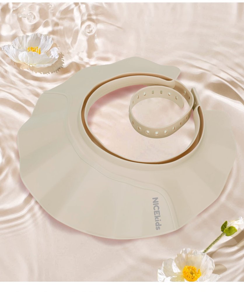Nicekids Premium Baby Bath Visor for Hair Washing, Beige (0)