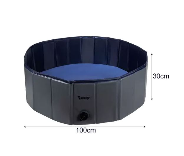 Folding Dog Pool 100x30cm Purlov 20929 (0)