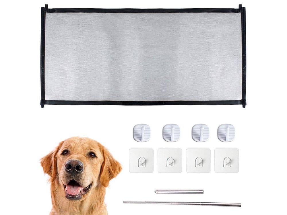 Portable Folding Safety Magic Gate Guard Mesh Fence Net for Pets Dog Puppy Cat (6)