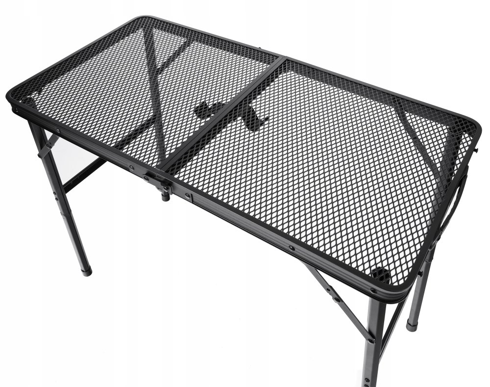Folding Aluminium Travel Table, Black (6)