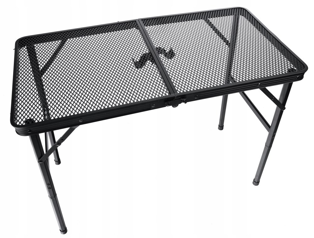 Folding Aluminium Travel Table, Black (8)