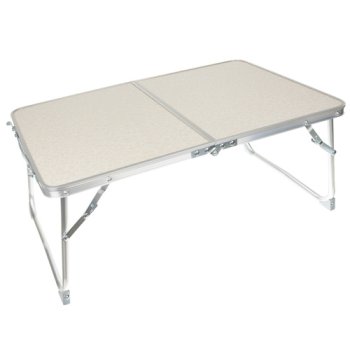 Portable Folding Camping Table Suitcase TRIZAND 23428, beige