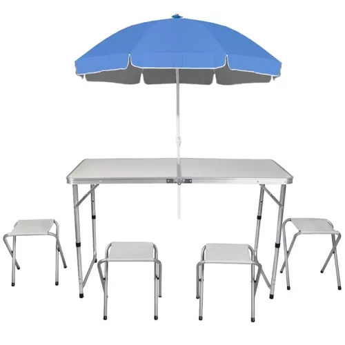 Trizand Folding Camping Table and 4 Chairs Set 23238 (3)