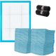 Absorbent Puppy Training Pads 100 Count + Poop Bags