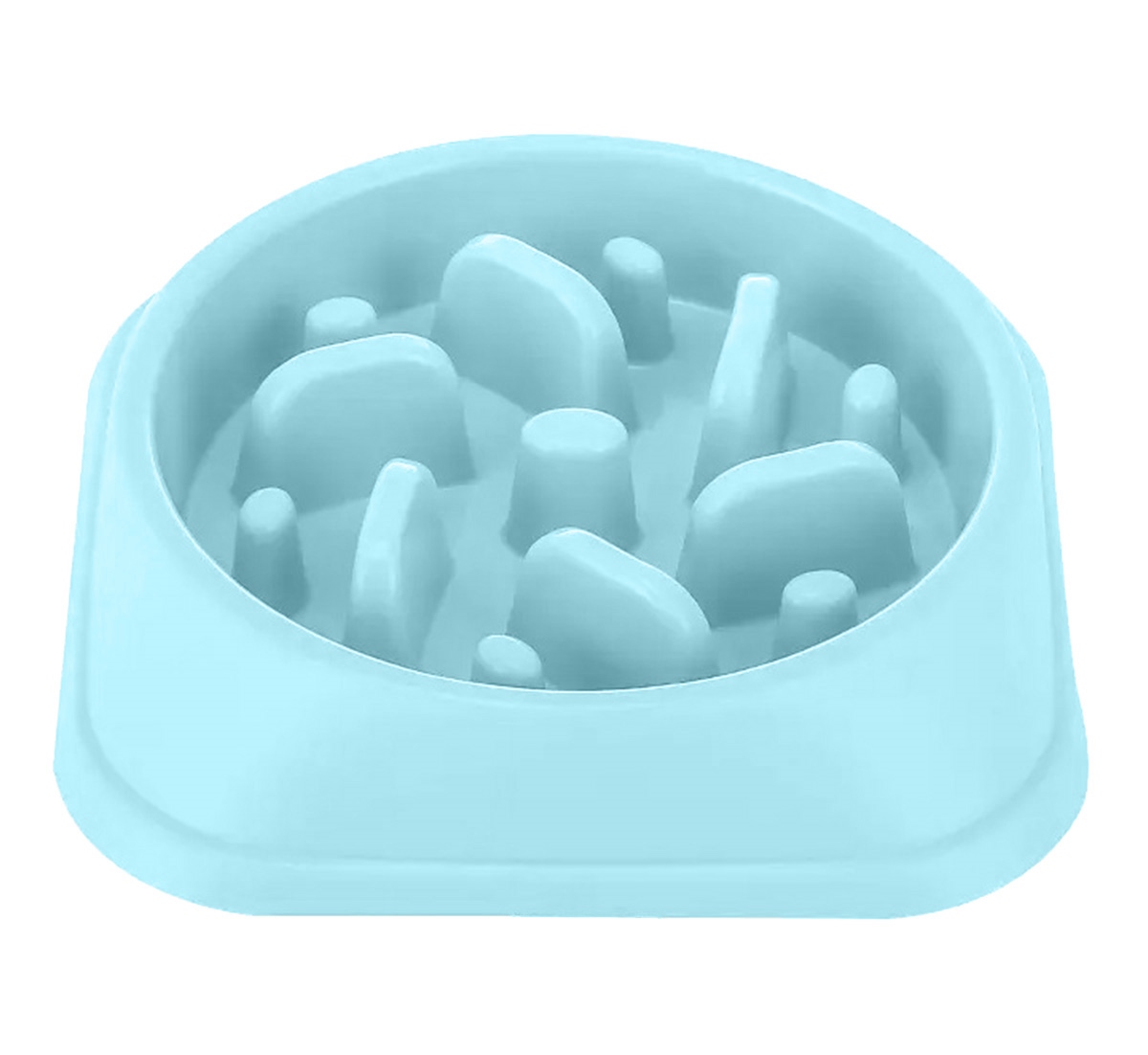 Slow-Feed Soft Silicone Puzzle Bowl for Dogs and Cats for Eating, 17,5x4,5cm (0)