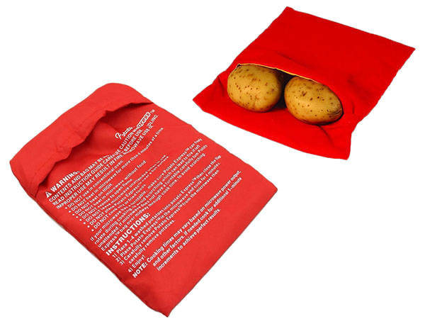 Microwave Quick Potato Baking Bag Sleeve, 26 x 19 cm, Reusable (0)