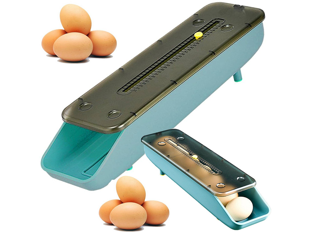 Egg Container Fridge Organizer with Date Slider, 7 pcs (1)