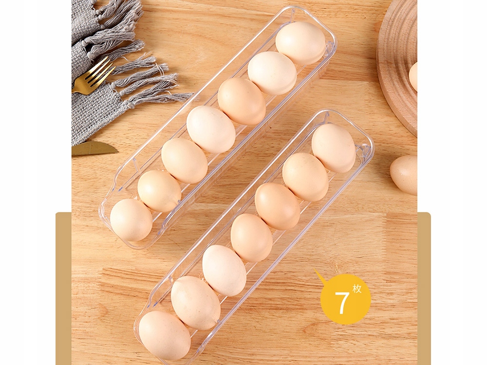 Egg Box Fridge Organizer for 14 Eggs (2)