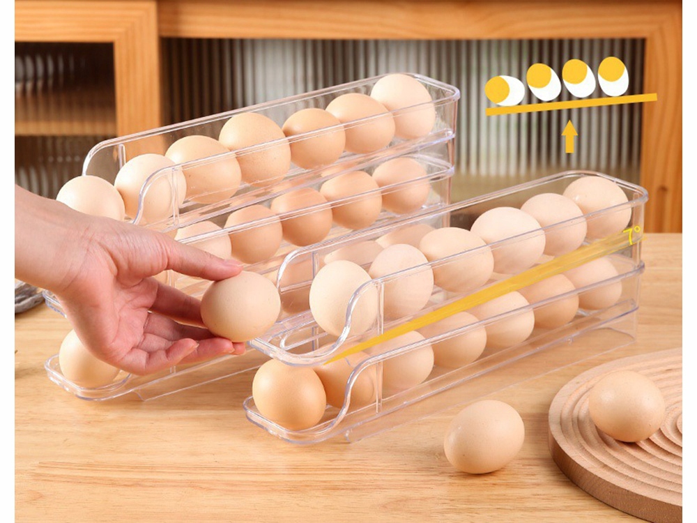 Egg Box Fridge Organizer for 14 Eggs (6)