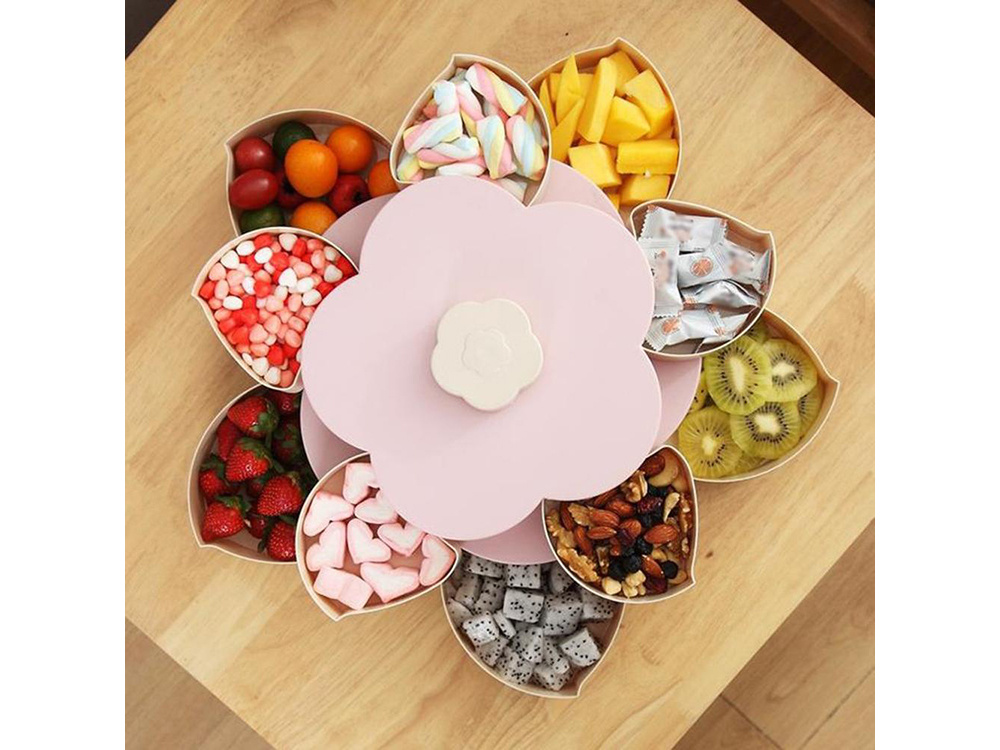 Rotating Candy and Snack Organizer, 5 Compartments (3)