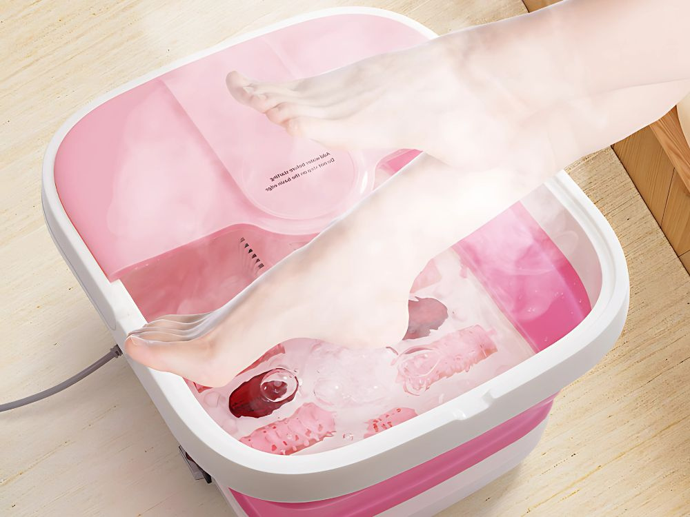 Foldable Foot Spa Bath with Heat, Massage, and Bubbles (3)