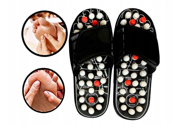 Foot Massage Slippers, Size 42/43 (L) | Čības Kāju Pēdu masāžai, Izmērs 42/43 (1)