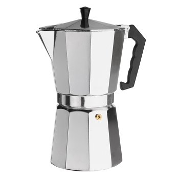 Moka Pot Espresso Coffee Maker 450ml, Silver