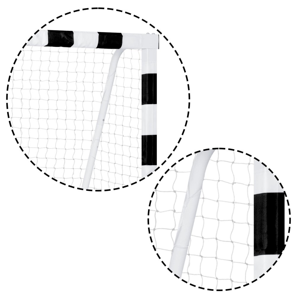 Neo-Sport Soccer Goal 300x160x90 cm NS-460 Black & White - Durable Outdoor Sports Equipment (0)