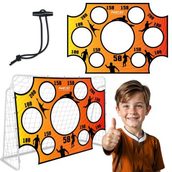 Neo-Sport Precision Soccer Goal Target 215 x 150 cm - Improve Your Shooting Accuracy