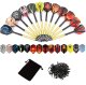 Dart set with 12 darts, 100 spare tips and 42 flights