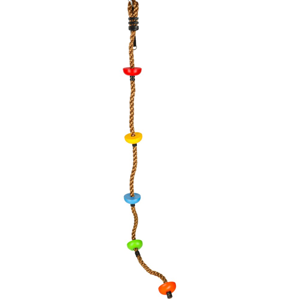 Kids Climbing Rope Swing with Disc Platforms for Backyard 200cm (1)