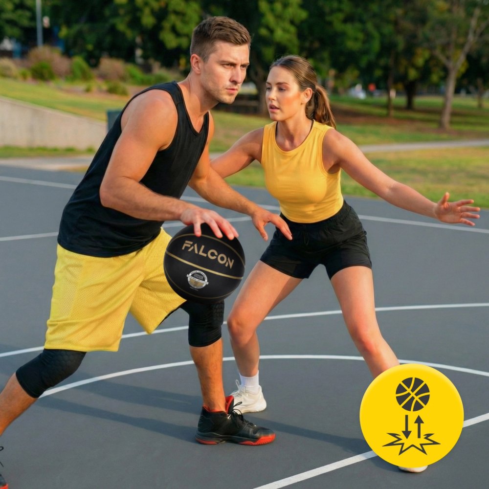 Falcon Size 7 Basketball, black (1)