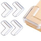 Silicone Edge Protectors, Safety Corners, 4 pcs