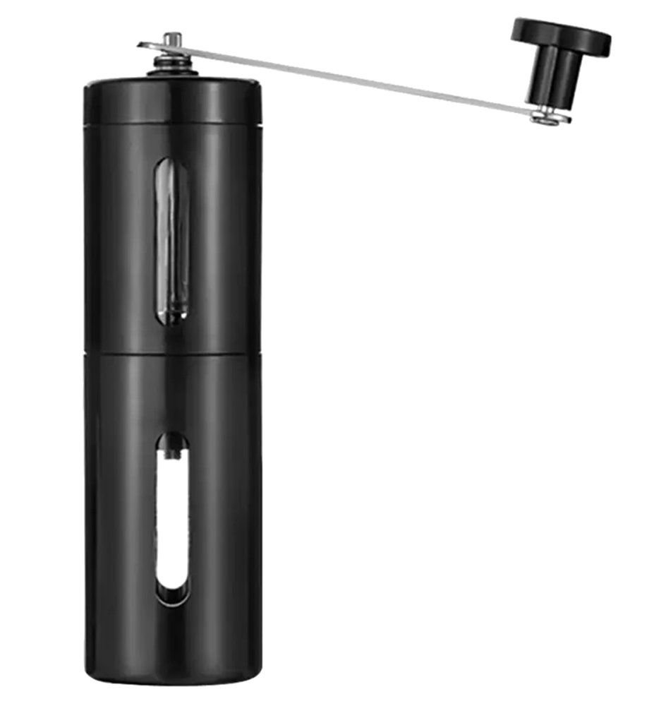Manual Coffee Grinder with Adjustable Bean Grind Size, Black (6)