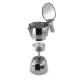 Moka Pot Espresso Coffee Maker 150ml, Silver