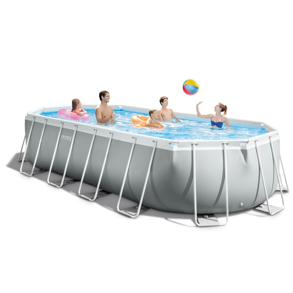 Intex 26798 Rectangular Frame Pool Set 610x305x122cm, 18-in-1 (0)