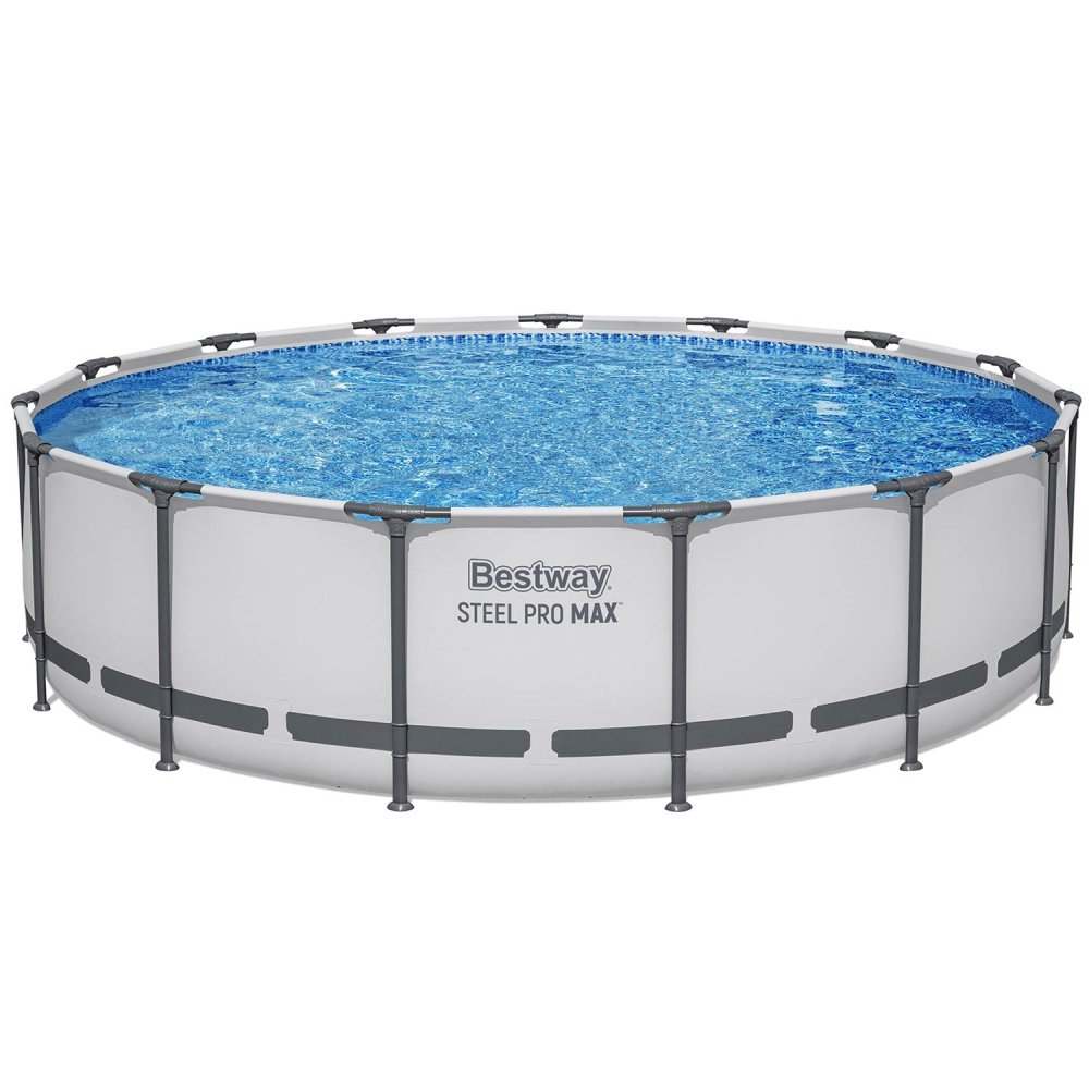 Bestway 56488 Above Ground Frame Pool Set 457 x 107 cm, 18-in-1 Kit (1)
