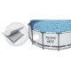 Bestway 56488 Above Ground Frame Pool Set 457 x 107 cm, 18-in-1 Kit