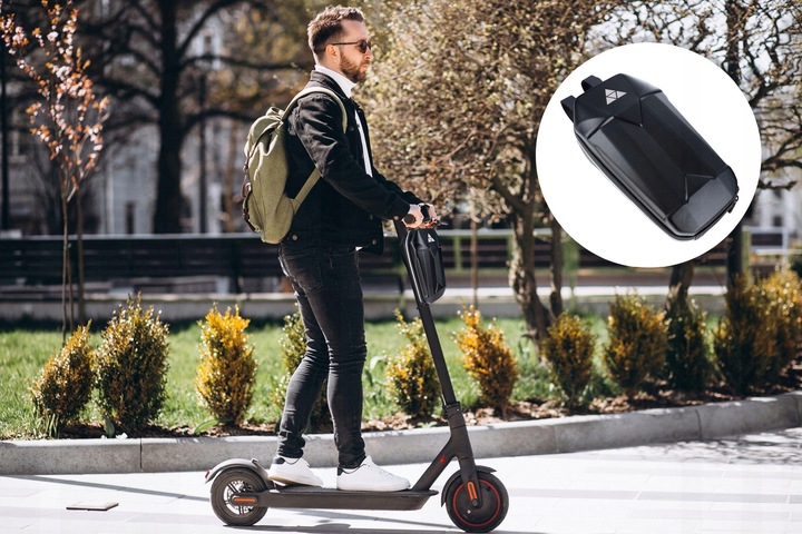 Waterproof Scooter Handlebar Bag 5L, Universal Electric Scooter Storage (5)