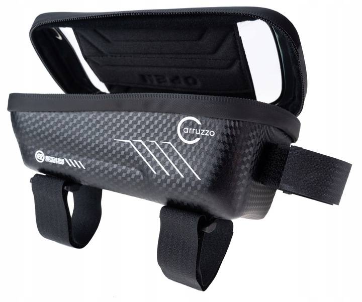 Carruzzo Bike Frame Bag with Touchscreen Phone Holder Waterproof 1L (10)