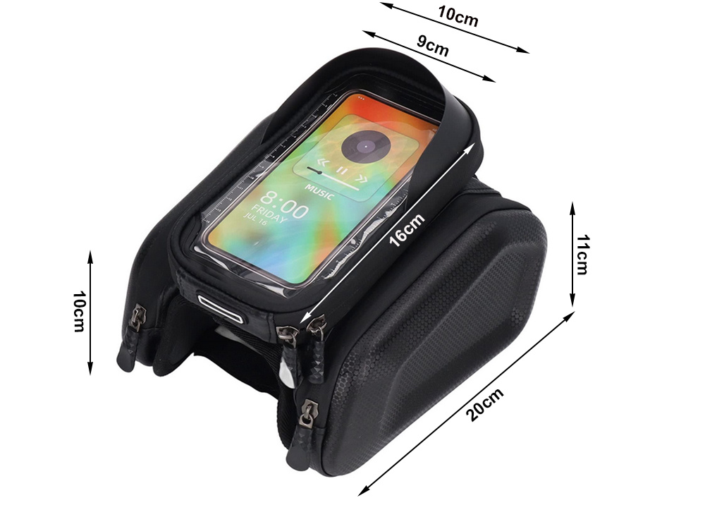 Waterproof Bicycle Frame Phone Case Bag (0)