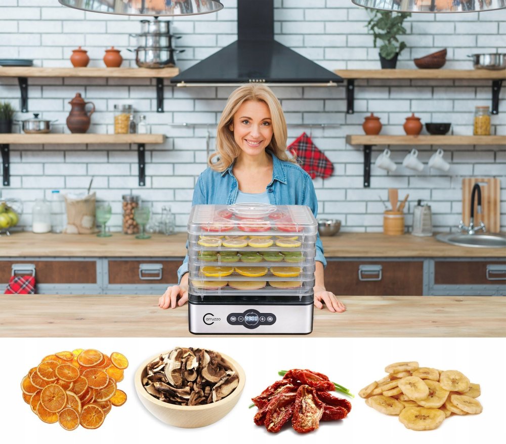 Carruzzo Food Dehydrator / Vegetable Dryer, 240 W (7)