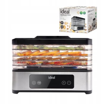 Webber IK3301 Food Dehydrator for Fruit and Vegetables, 400W with 24h Timer