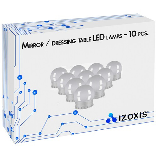 LED Vanity Mirror Lights for Makeup Dressing Table, 10 Bulbs (0)