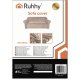Ruhhy Stretch Corner Sofa Cover 190-230cm, Waterproof, Beige 26184