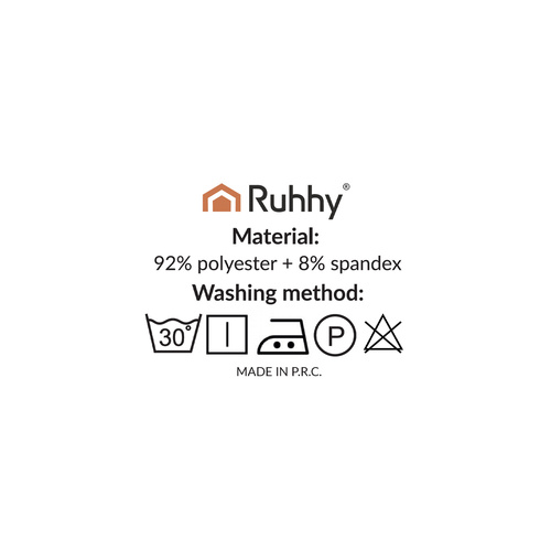 Ruhhy Stretch Corner Sofa Cover 145-185cm, Beige 26031 (3)