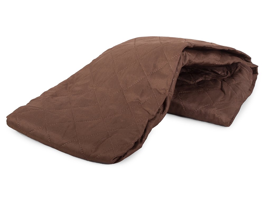 Couch Coat Reversible Microfiber Sofa Cover Furniture Protector from Pets Dogs, Brown/Beige (4)