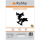 Ruhhy 25679 Furniture Knobs for Cabinets and Drawers, 10 pcs, 30 mm, Matte Black