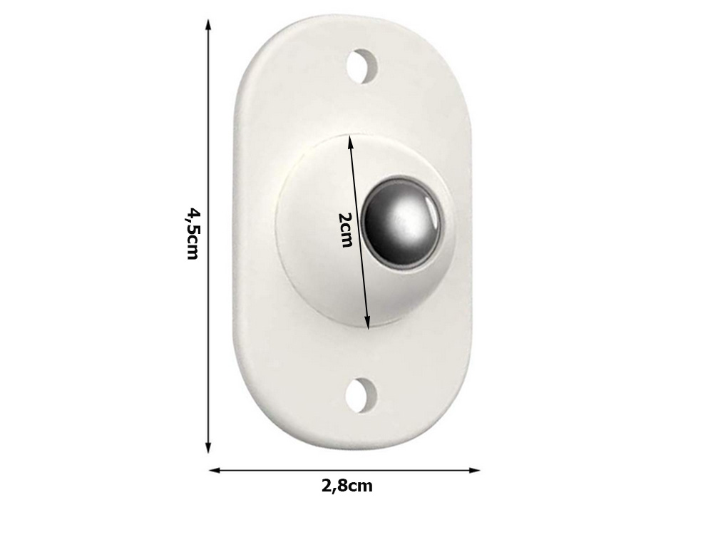 Self-Adhesive Furniture Roller Wheels, 4 pcs. (1)