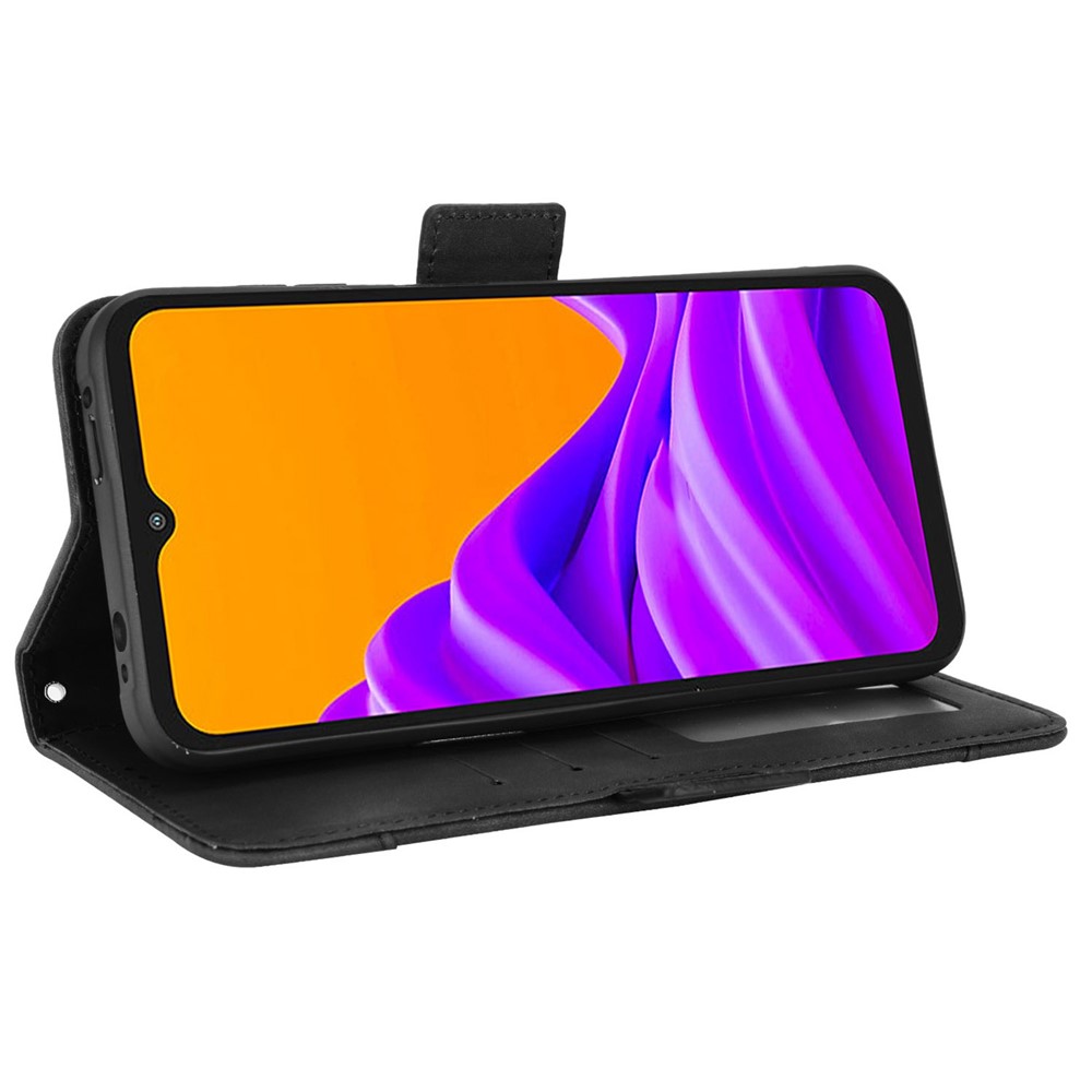 Samsung Galaxy Xcover 6 Pro (SM-G736) / Xcover Pro 2 PU Leather Wallet Case Cover, Black (2)