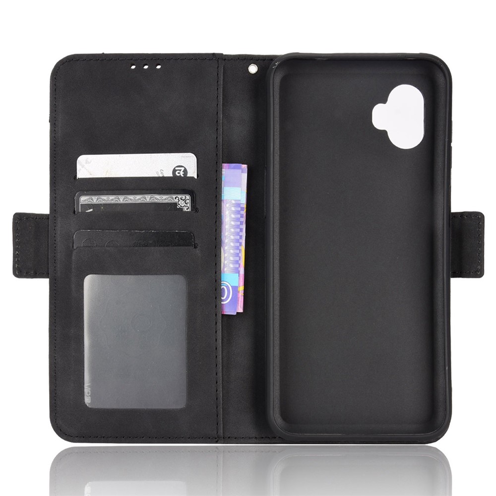 Samsung Galaxy Xcover 6 Pro (SM-G736) / Xcover Pro 2 PU Leather Wallet Case Cover, Black (3)