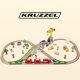 Kruzzel 22495 Wooden Train Set with Track, 57 Pieces