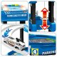 Police Station Toy Garage Playset XXL 5 Levels with City Play Mat 82 Pieces