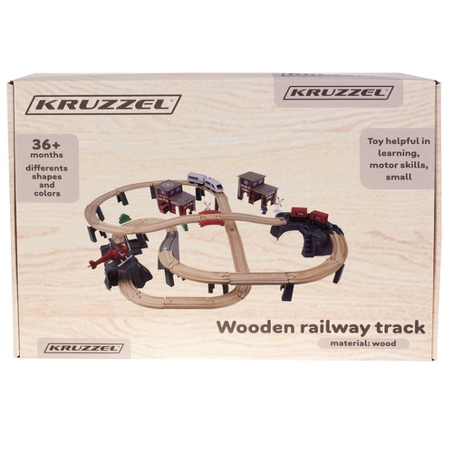 Wooden Railway Train Kruzzel 22754 (0)