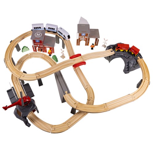 Wooden Railway Train Kruzzel 22754 (3)