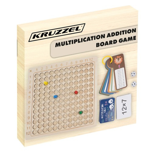 Wooden Multiplication Table Board Game Kruzzel 24639 (0)