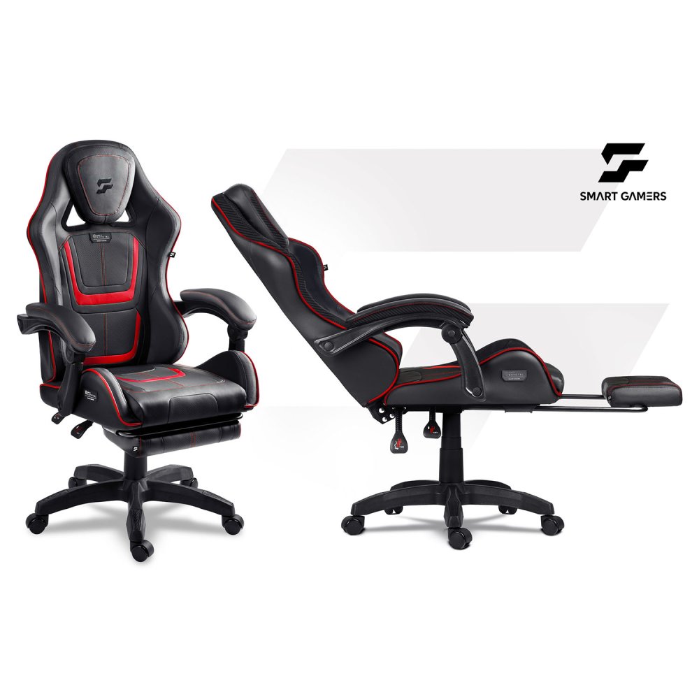 Ergonomic Gaming Chair with Footrest Specter Sofotel, black (0)