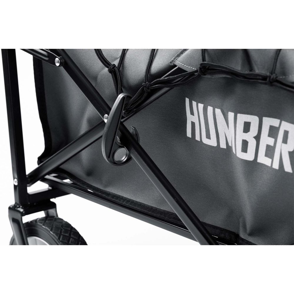 Humberg HM-511 Folding Garden Wagon with Cargo Net, 80L (3)
