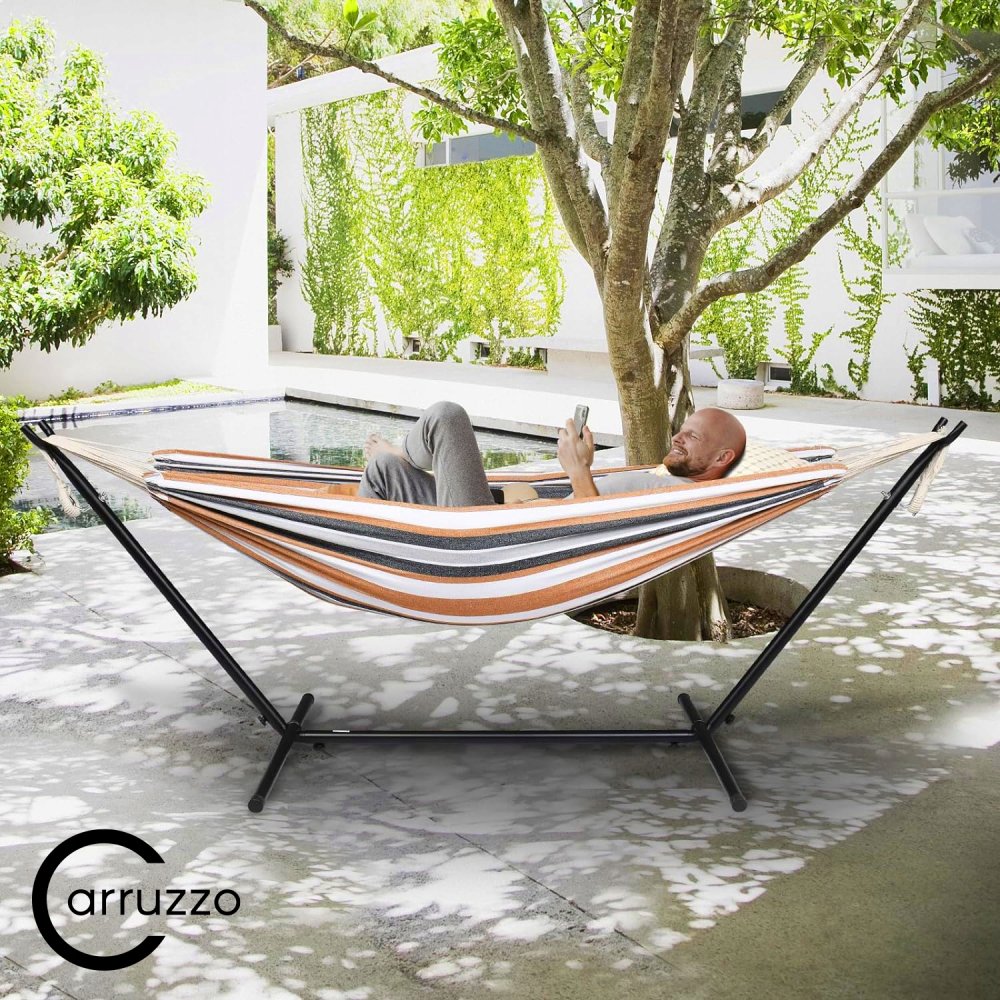 Double Hammock with Metal Stalwart (3)