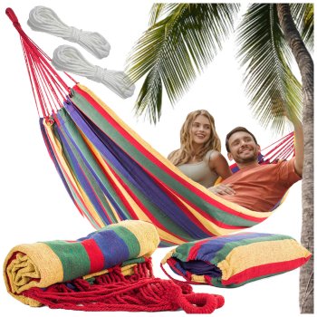 Double XXL Garden Hammock 200x150 cm, up to 200 kg